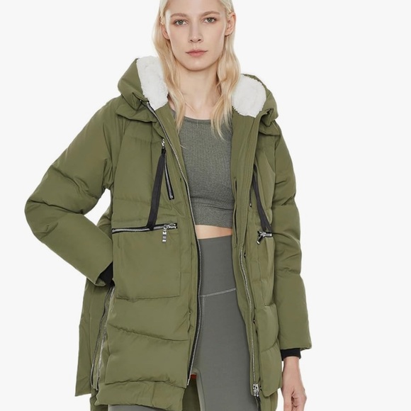 Orolay Women’s Green Down Jacket - Picture 1 of 14